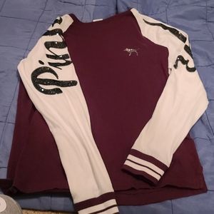 Pink long sleeve size XS